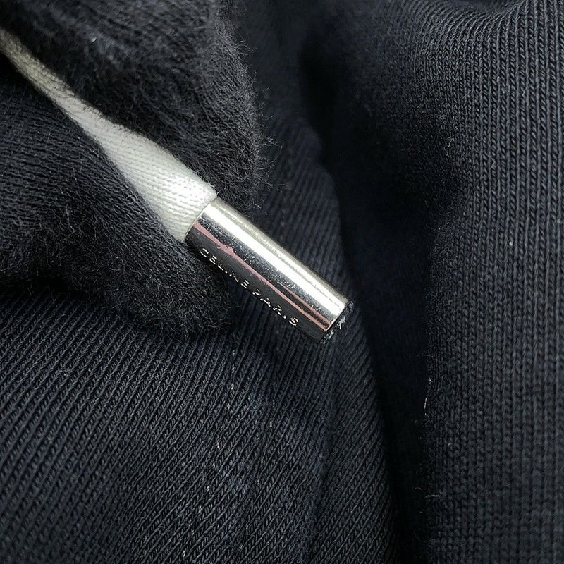 セリーヌ パーカー ルーズ フーディー コットン メンズサイズXS 2Y468670Q CELINE トップス 黒