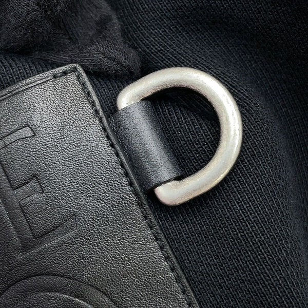 ロエベ パーカー アナグラム リラックスフィット フーディー コットン レディースサイズS H526Y25X30 LOEWE 黒