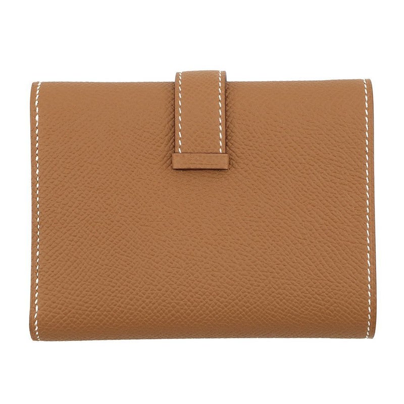 エルメス 三つ折り財布 ベアン コンビネ ゴールド/ゴールド金具 エプソン W刻印 HERMES 財布