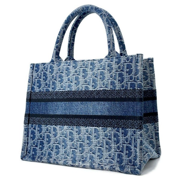 ディオール トートバッグ オブリーク ジャカード ブックトート デニム スモール M1265ZEGC_M49E トロッター