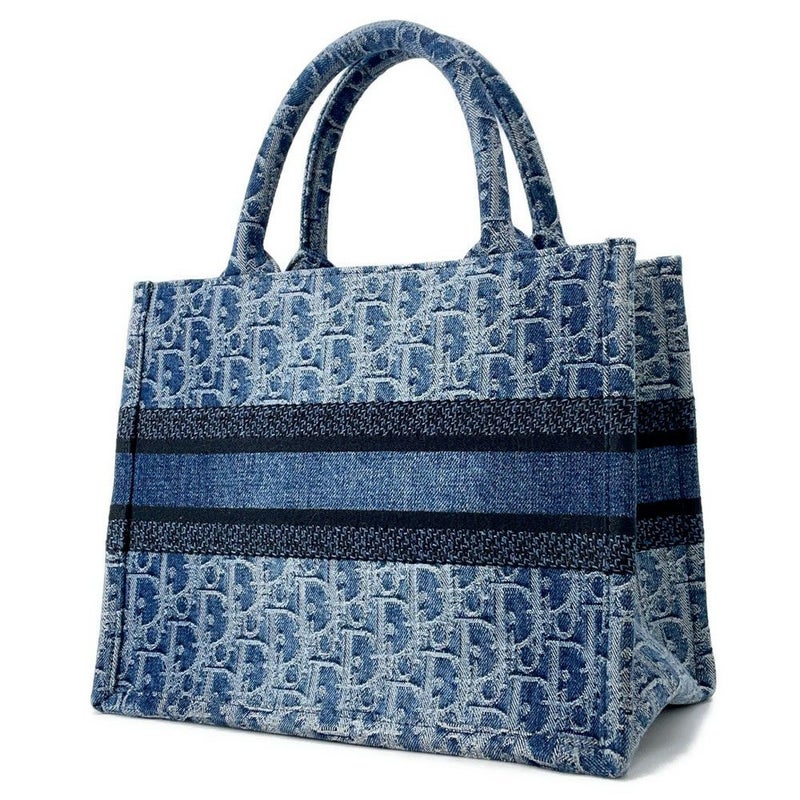 ディオール トートバッグ オブリーク ジャカード ブックトート デニム スモール M1265ZEGC_M49E トロッター