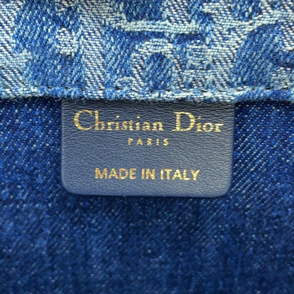 ディオール トートバッグ オブリーク ジャカード ブックトート デニム スモール M1265ZEGC_M49E トロッター