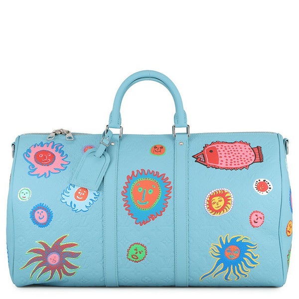 ルイヴィトン ボストンバッグ モノグラム・トリヨン LV×YK バンドリエール50 M21713 旅行用バッグ トラベル 草間彌生 コラボ