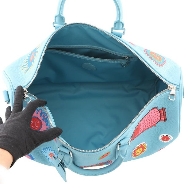 ルイヴィトン ボストンバッグ モノグラム・トリヨン LV×YK バンドリエール50 M21713 旅行用バッグ トラベル 草間彌生 コラボ