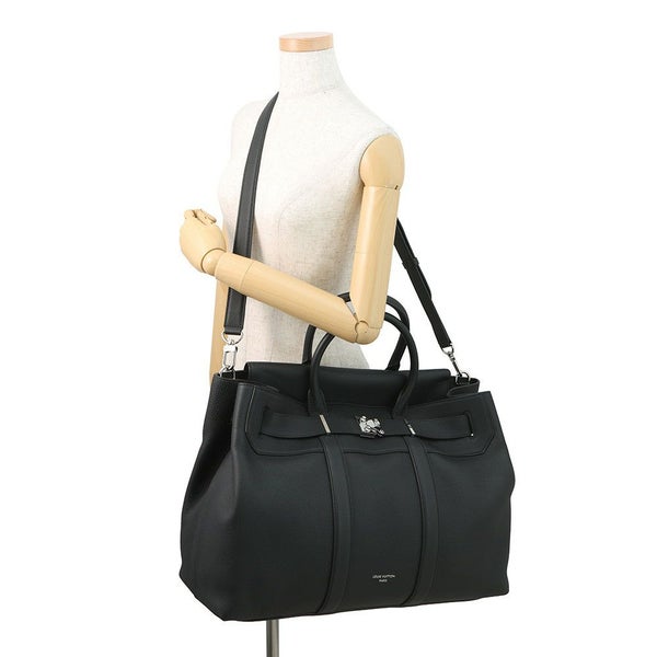 ルイヴィトン トートバッグ カーフレザー ジョルジュ・トートGM M23155 LOUIS VUITTON ヴィトン バッグ ブラック 黒 メンズ
