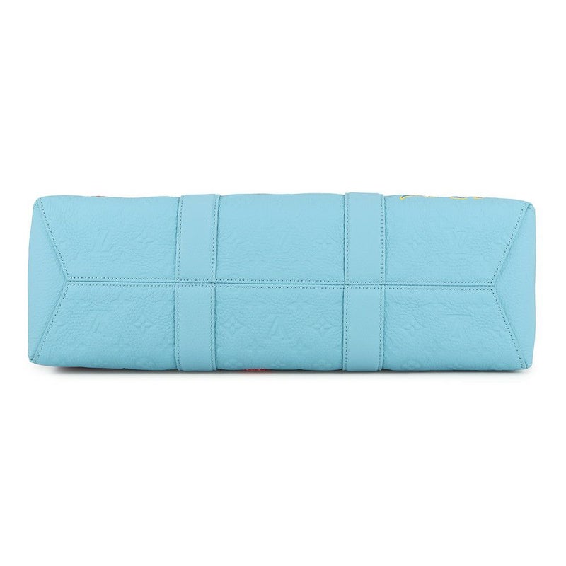 ルイヴィトン トートバッグ モノグラム・トリヨン LV x YK ウィークエンドトート M21717 草間彌生 コラボ ヴィトン バッグ