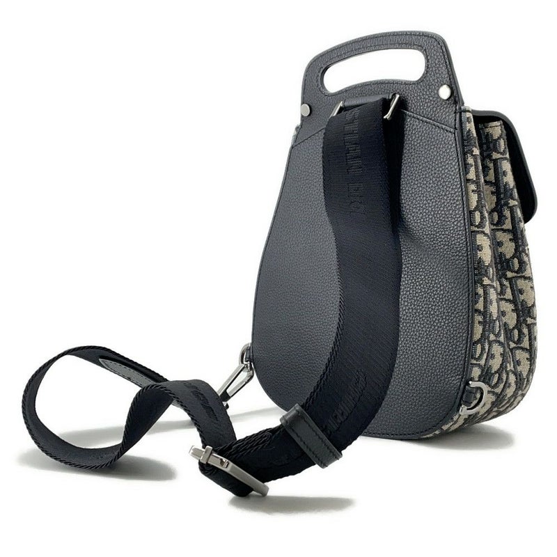 クリスチャン・ディオール ボディバッグ オブリーク ギャロップ ミニスリングバッグ 1ADBO022YKS トロッター 黒