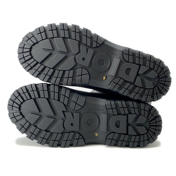 クリスチャン・ディオール レインブーツ オブリーク ディオール ガーデン メンズサイズ41 3B0338ZWJ Christian Dior 靴 黒