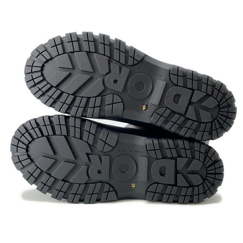 クリスチャン・ディオール レインブーツ オブリーク ディオール ガーデン メンズサイズ41 3B0338ZWJ Christian Dior 靴 黒