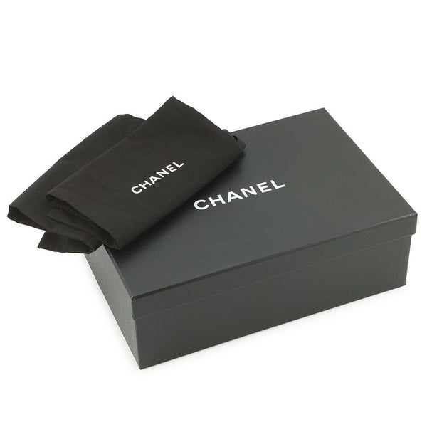 シャネル パンプス バレリーナ フラット ラフィア G38986 レディースサイズ36 G46352 CHANEL 2025春夏 黒