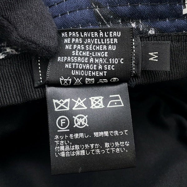 シャネル ハット カメリヤ ココマーク ロゴ コットン サイズM CHANEL 帽子 黒