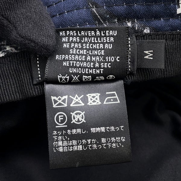 シャネル ハット カメリヤ ココマーク ロゴ コットン サイズM CHANEL 帽子 黒