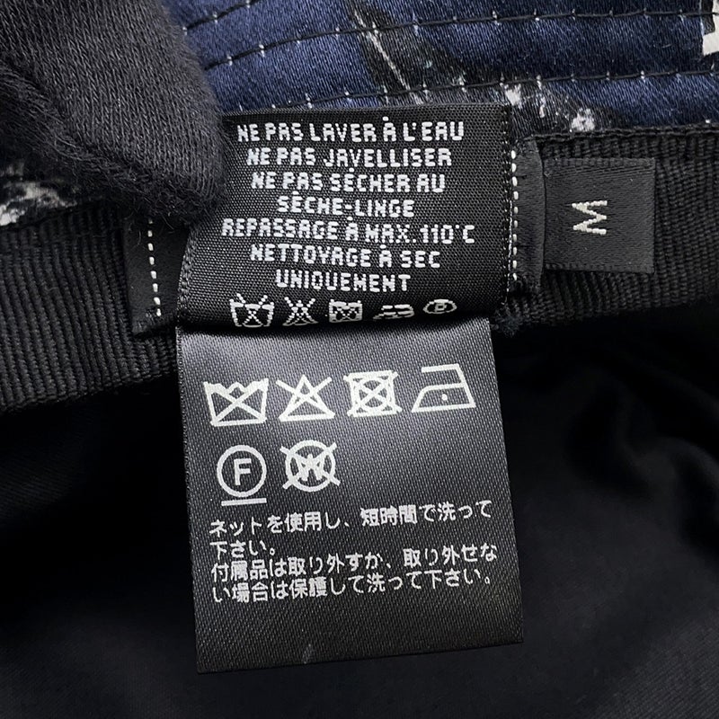 シャネル ハット カメリヤ ココマーク ロゴ コットン サイズM CHANEL 帽子 黒