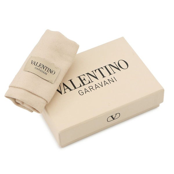 ヴァレンティノ・ガラヴァーニ カードケース Vロゴ チェリー デニム 7W2P0AJ7BRJ VALENTINO