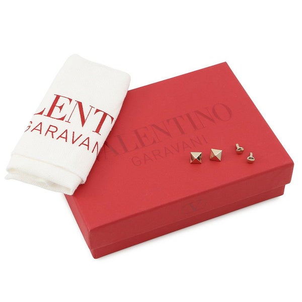 ヴァレンティノ・ガラヴァーニ 二つ折り財布 ロックスタッズ コンパクトウォレット レザー5W2P0P39VSH VALENTINO