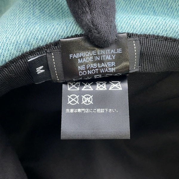 シャネル ハット ロゴ デニム サイズM CHANEL 帽子 バケットハット