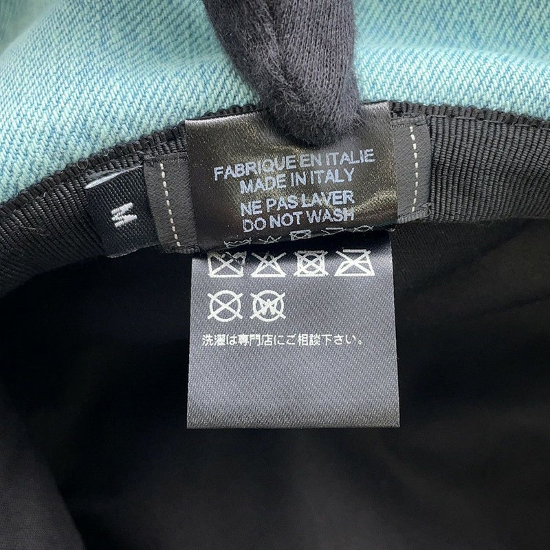 シャネル ハット ロゴ デニム サイズM CHANEL 帽子 バケットハット