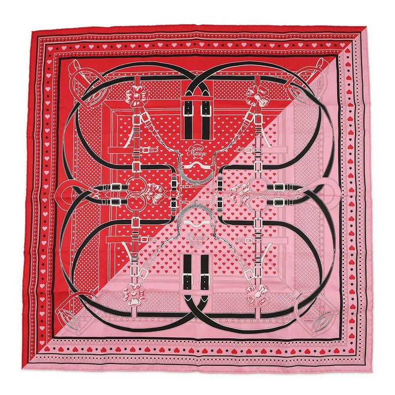 エルメス スカーフ カレ70 Grand Manege Bandana Love HERMES シルク 2019年春夏
