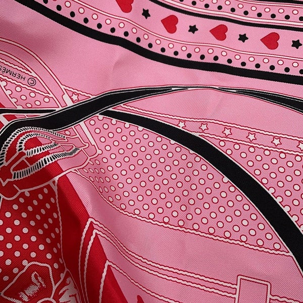 エルメス スカーフ カレ70 Grand Manege Bandana Love HERMES シルク 2019年春夏