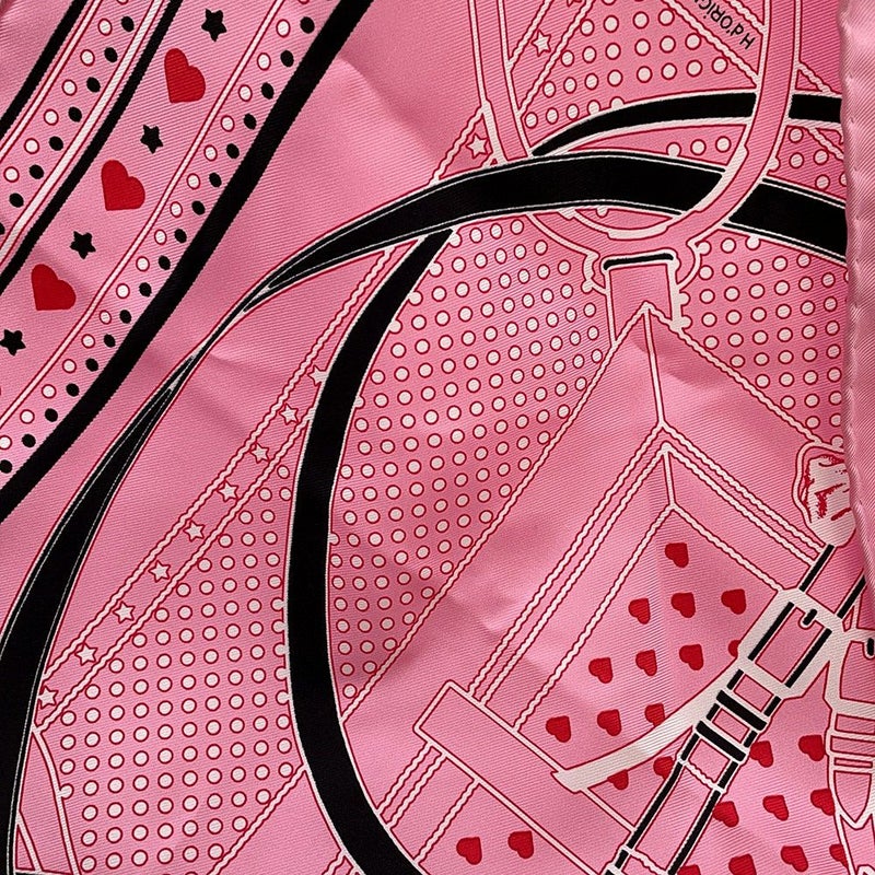 エルメス スカーフ カレ70 Grand Manege Bandana Love HERMES シルク 2019年春夏