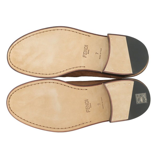 フェンディ ローファー スエード メンズサイズ7 7D1671 FENDI 靴
