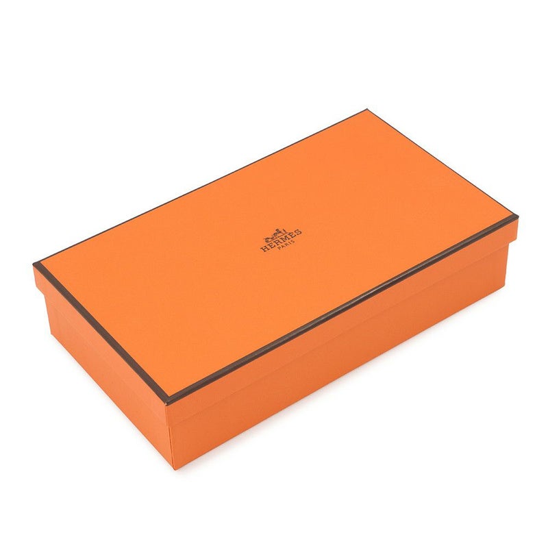 エルメス 長財布 ベアンスフレ オレンジフィールド/シルバー金具 エプソン W刻印 HERMES 財布