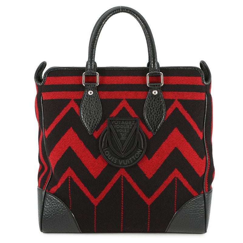 ルイヴィトン トートバッグ ウール カバ ヴェイル M95241 LOUIS VUITTON 黒 ブラック