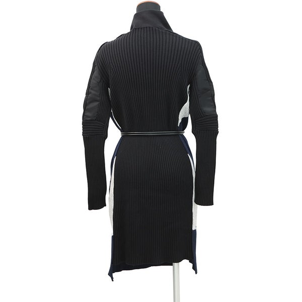 サカイ ロングカーディガン コットン レディースサイズ1 20-05038 sacai 黒