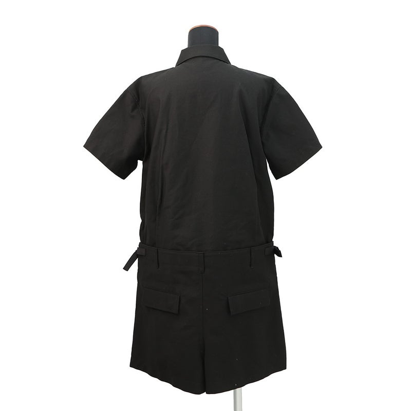 サカイ ワンピース sacai x WTAPS コットンバック サテンドレス レディースサイズ2 25-07771 sacai 黒