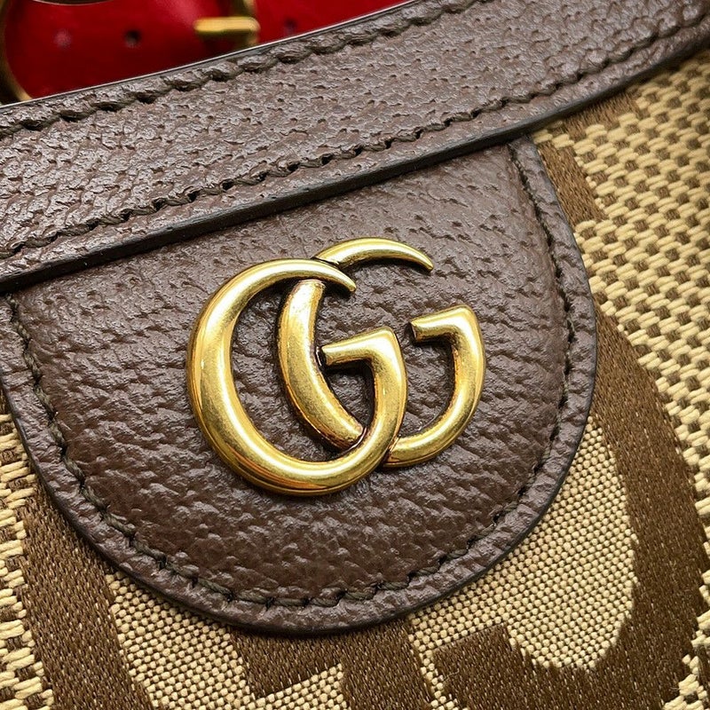 グッチ ハンドバッグ ダイアナ ミニ ジャンボGG GGキャンバス/レザー 655661 GUCCI 2wayショルダー