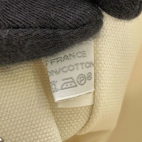 エルメス マザーズバッグ アダダ キャンバス 馬モチーフ HERMES トートバッグ ポーチ付き 白