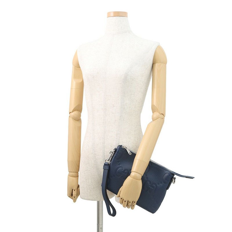 グッチ ショルダーバッグ ジャンボGG メッセンジャーバッグ スモール レザー 761747 GUCCI 2way クラッチバッグ