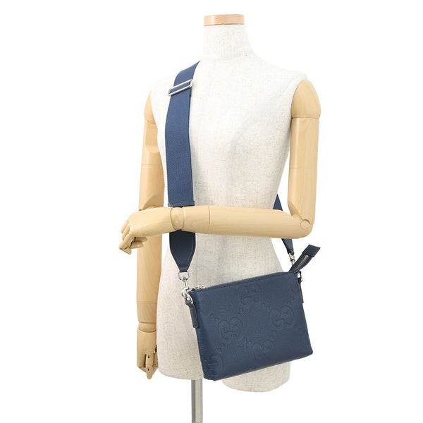 グッチ ショルダーバッグ ジャンボGG メッセンジャーバッグ スモール レザー 761747 GUCCI 2way クラッチバッグ