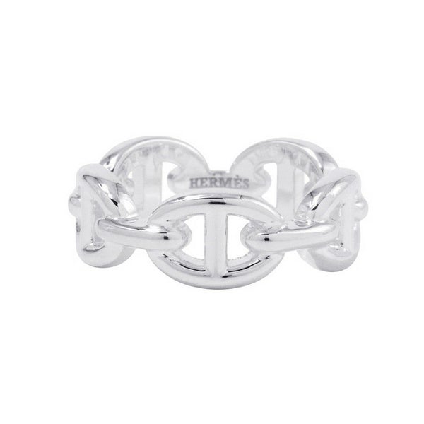 エルメス リング シェーヌダンクル アンシェネPM Enchainee SV925シルバー リングサイズ51 HERMES ジュエリー