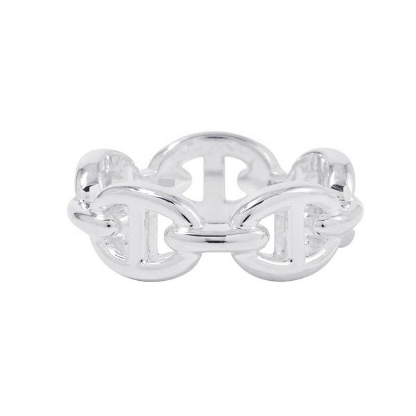 エルメス リング シェーヌダンクル アンシェネPM Enchainee SV925シルバー リングサイズ51 HERMES ジュエリー