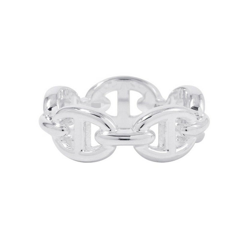 エルメス リング シェーヌダンクル アンシェネPM Enchainee SV925シルバー リングサイズ51 HERMES ジュエリー