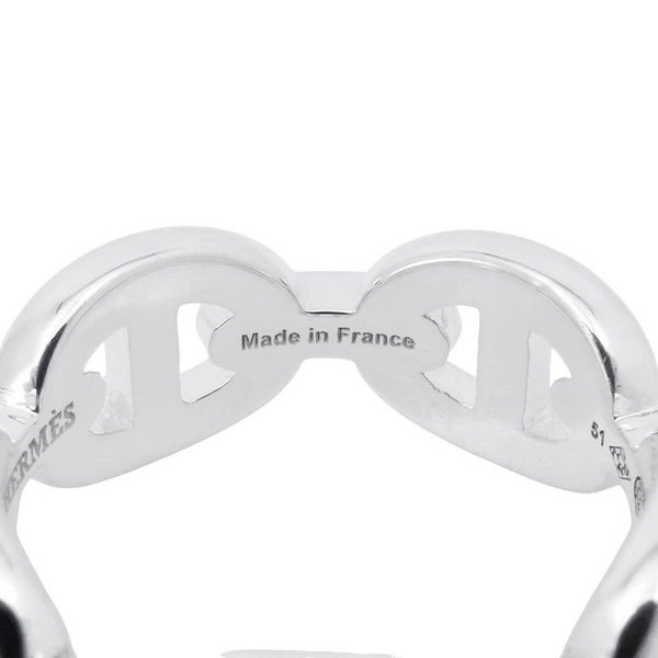 エルメス リング シェーヌダンクル アンシェネPM Enchainee SV925シルバー リングサイズ51 HERMES ジュエリー