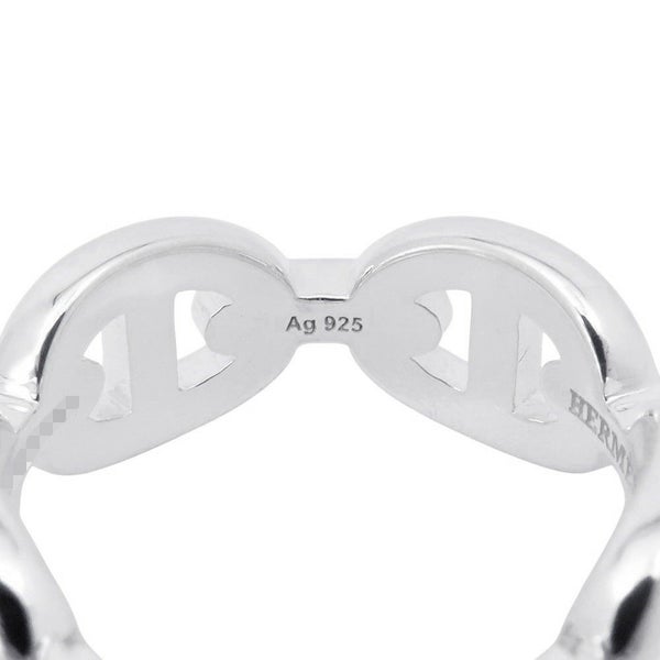 エルメス リング シェーヌダンクル アンシェネPM Enchainee SV925シルバー リングサイズ51 HERMES ジュエリー