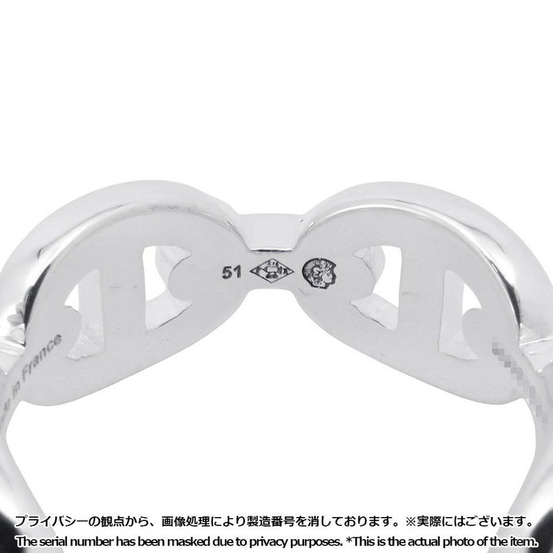 エルメス リング シェーヌダンクル アンシェネPM Enchainee SV925シルバー リングサイズ51 HERMES ジュエリー