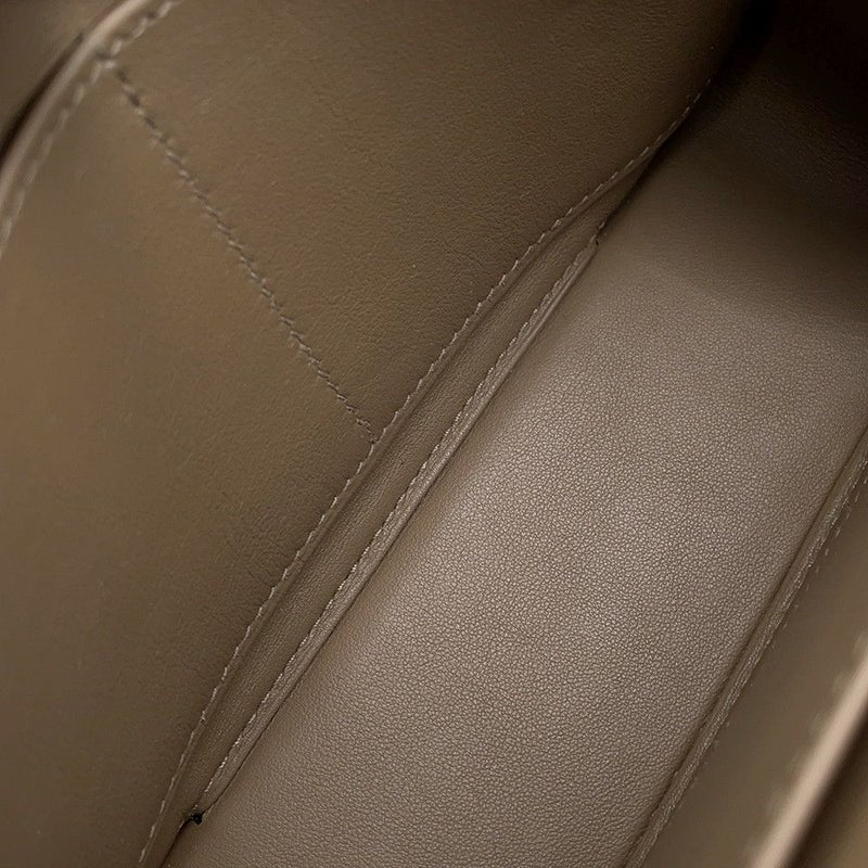 エルメス ショルダーバッグ ゲタ エトゥープ/ゴールド金具 シェブルミゾル B刻印 HERMES バッグ