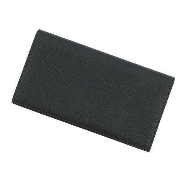 エルメス 長財布 MC2 フレミング ブラック エプソン W刻印 HERMES 財布 メンズ 黒