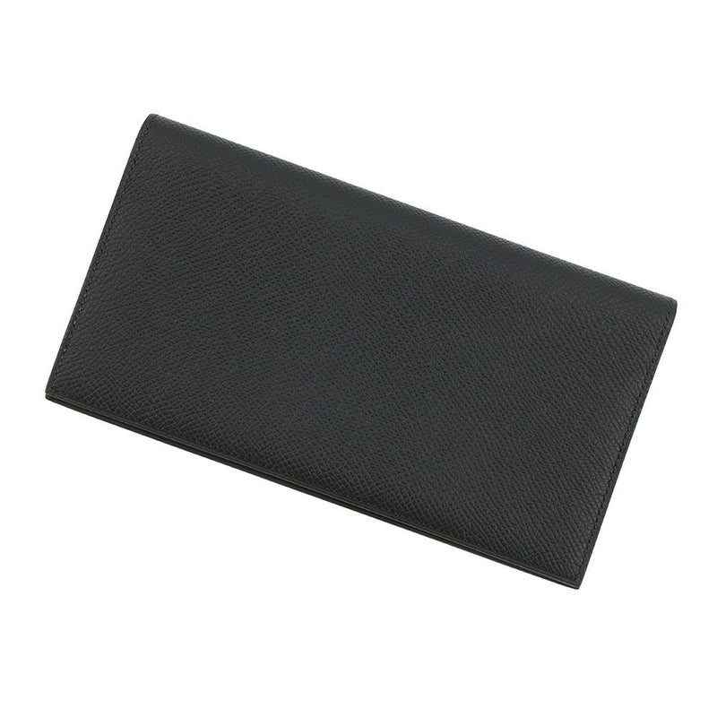 エルメス 長財布 MC2 フレミング ブラック エプソン W刻印 HERMES 財布 メンズ 黒