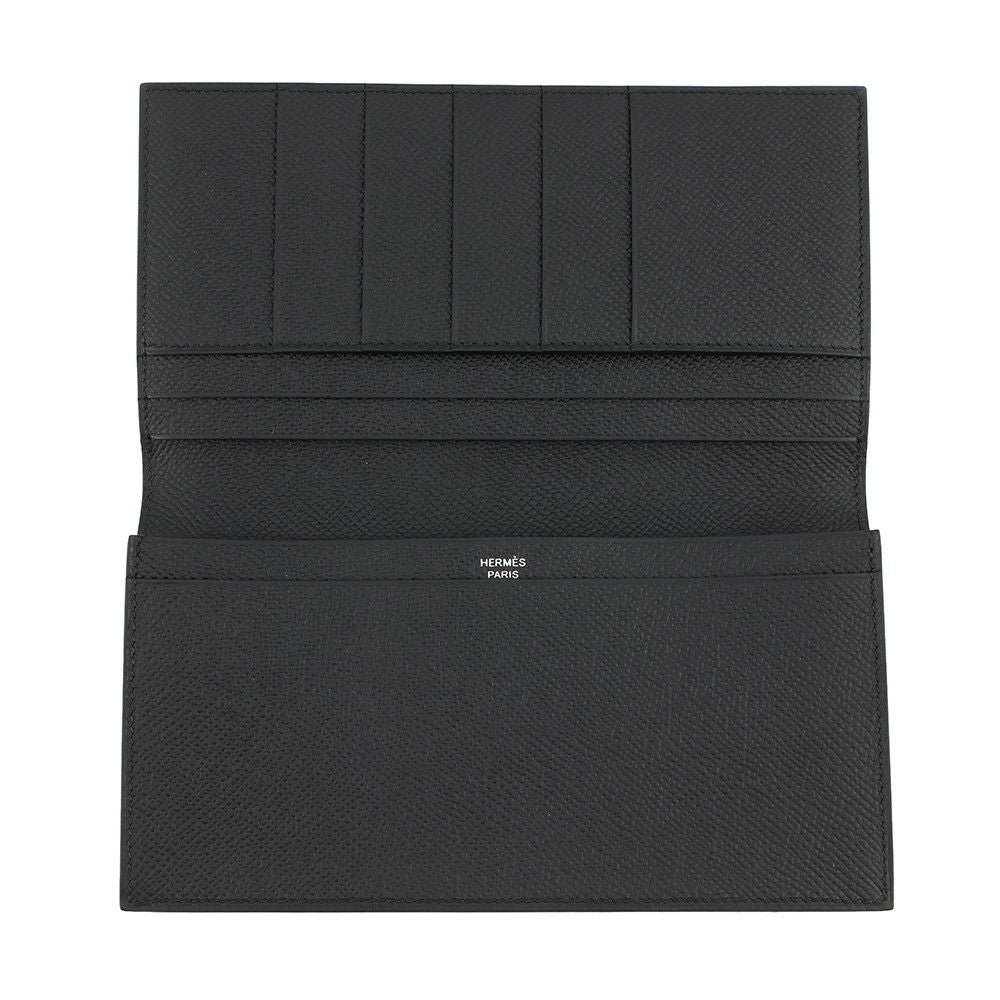 エルメス 長財布 MC2 フレミング ブラック エプソン W刻印 HERMES 財布