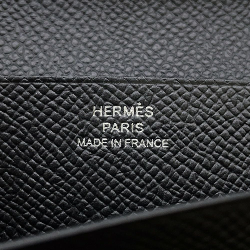 エルメス 長財布 MC2 フレミング ブラック エプソン W刻印 HERMES 財布