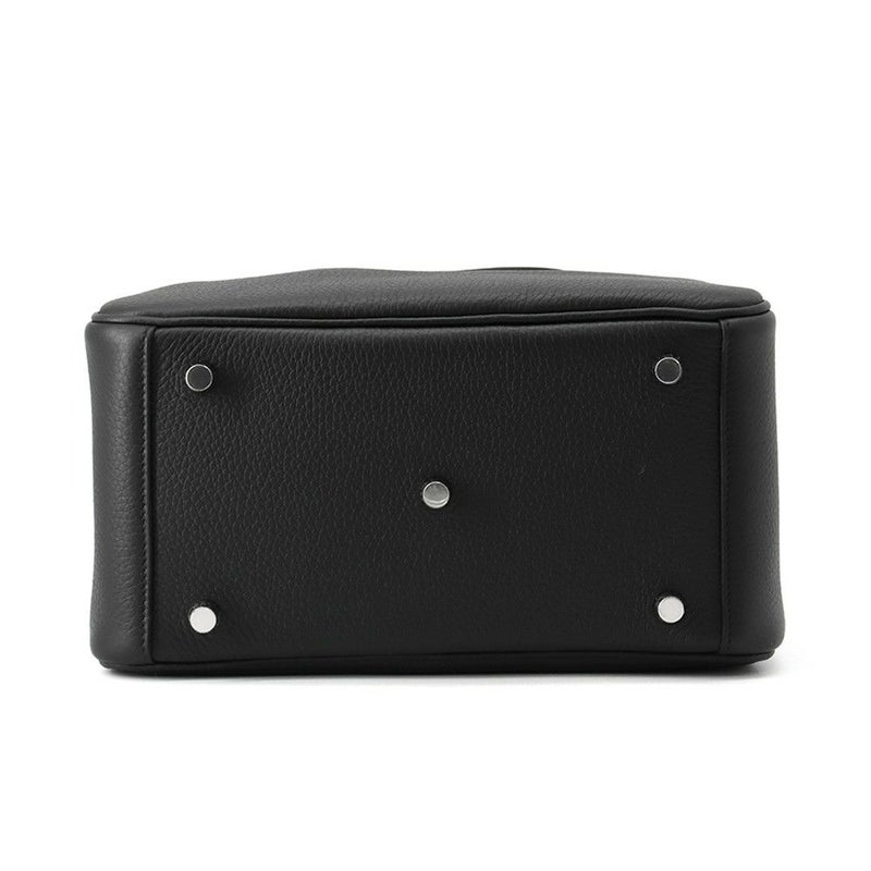 エルメス ハンドバッグ リンディ26  ブラック/シルバー金具 トリヨンクレマンス K刻印 2wayショルダー 黒