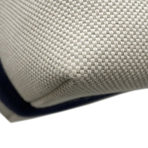 エルメス ポーチ ブリッド・ア・ブラックGM カブリオル グリスペール/シルバー金具 キャンバス HERMES