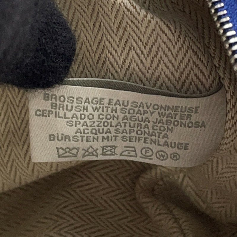 エルメス ポーチ ブリッド・ア・ブラックGM カブリオル グリスペール/シルバー金具 キャンバス HERMES