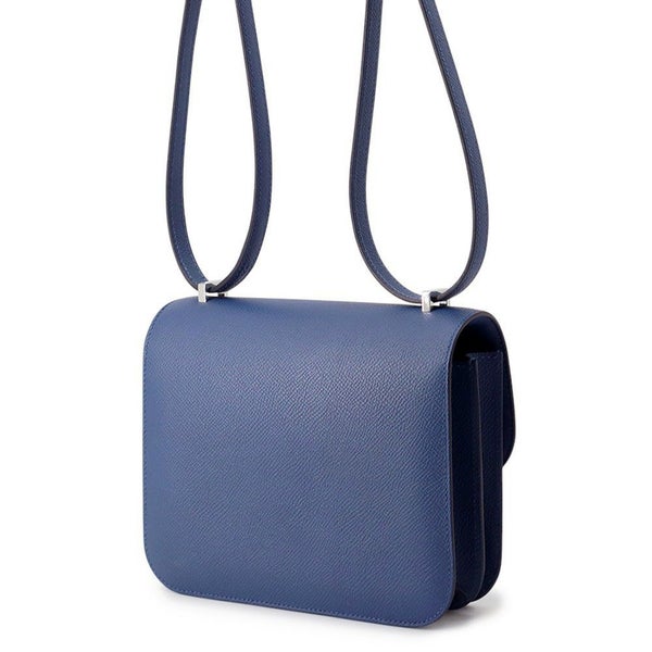 エルメス ミニ コンスタンス3 ミロワール ブルータイ/シルバー金具 エプソン K刻印