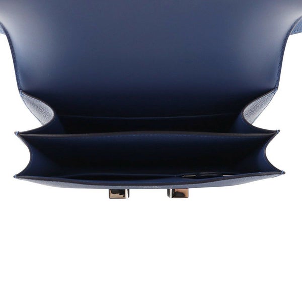 エルメス ミニ コンスタンス3 ミロワール ブルータイ/シルバー金具 エプソン K刻印