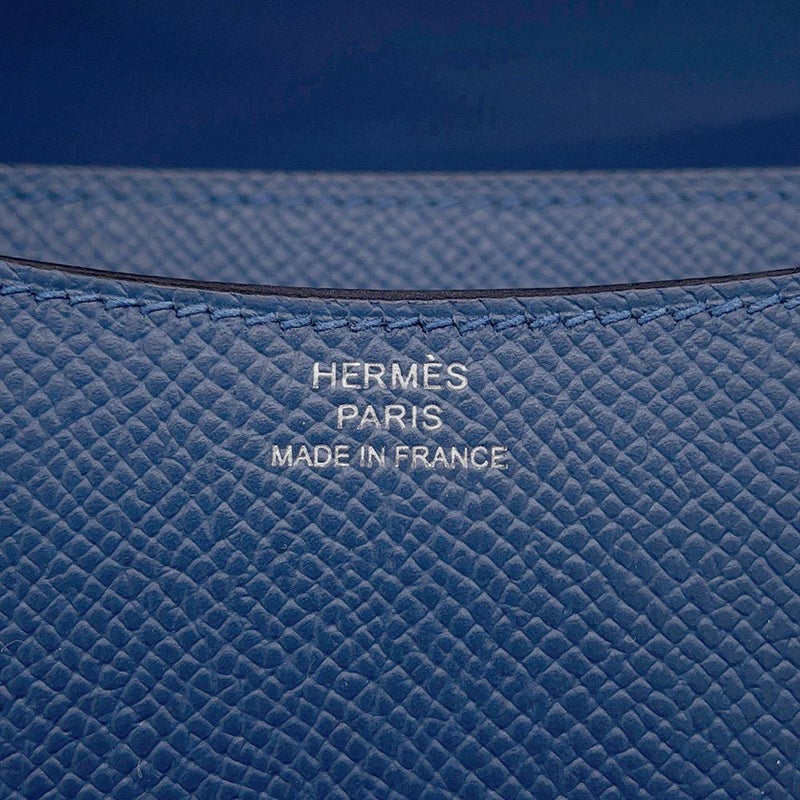 エルメス ミニ コンスタンス3 ミロワール ブルータイ/シルバー金具 エプソン K刻印